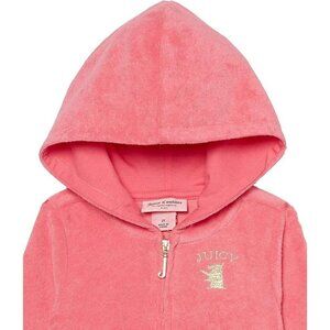 Juicy Couture Toddler Girls French Terry Zip Hoodie - Size 4T